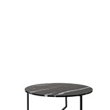 Table basse OVAL Noire 6