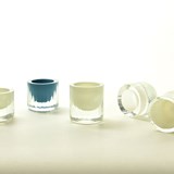Egg cup - Collection Moire - turquoise 2