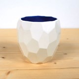 Tasse à café POLIGON - bleu - Bleu - Design : Studio Lorier 4