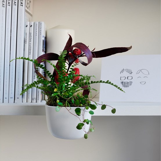 HOI _ S fine bone china flowerpot - White - Design : Supercraft Studio