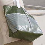 Rectangular Carrier Bag - Green - Green - Design : Murmull 3