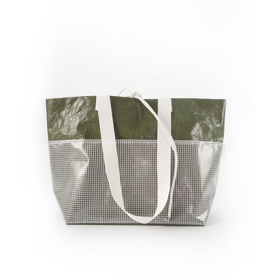 Rectangular Carrier Bag - Green - Green - Design : Murmull