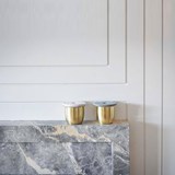 Récipient en laiton et couvercle en marbre C3 - Laiton - Design : Grace Souky 4