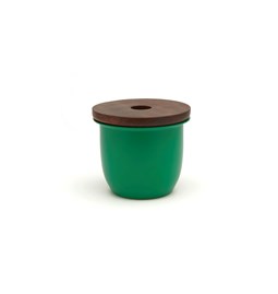 C3 Small Container Green with Wood Lid