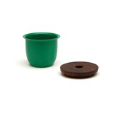 C3 Small Container Green with Wood Lid - Green - Design : Grace Souky 3