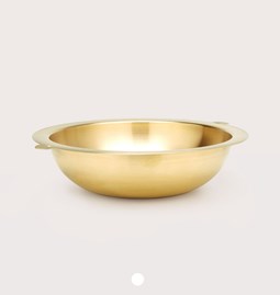 C2 Medium Bowl in Brass