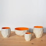 Tasse à café POLIGON - orange - Orange - Design : Studio Lorier 2