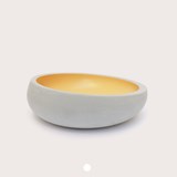 BRUT Trinket bowl  - Cream gold - Concrete - Design : Gone's 8