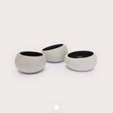 BRUT tealight holder - set of 3 - Tokyo grey - Concrete - Design : Gone's 5