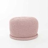 Pouf crocheté CAP - rose - Rose - Design : SanFates 3