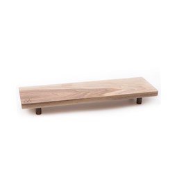 OSTE longy serving plate - walnut wood in cold tones