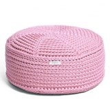 Pouf crocheté LA - pink - Rose - Design : SanFates 2