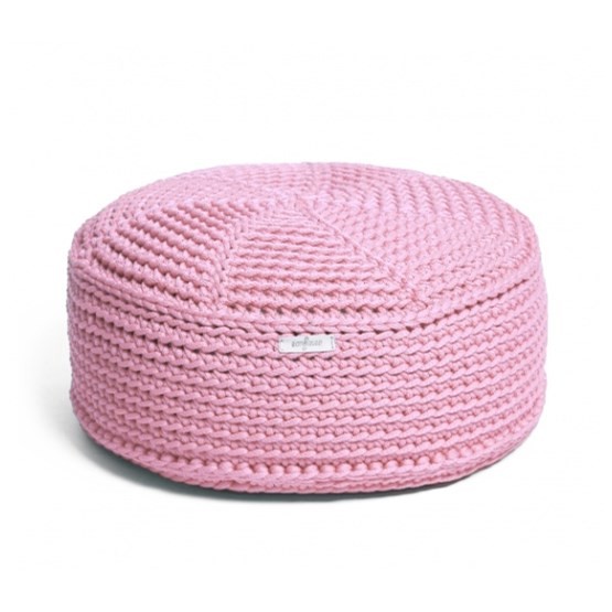 Pouf crocheté LA - pink - Rose - Design : SanFates