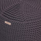 Pouf crocheté FA - graphite - Gris - Design : SanFates 2