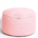 Pouf crocheté FA -pink - Rose - Design : SanFates 2