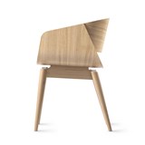 4th ARMCHAIR SOFT - white - Light Wood - Design : Almost 4
