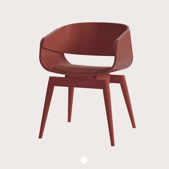 Fauteuil 4th ARMCHAIR COLOR SOFT - rouge - Rouge - Design : Almost