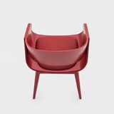Fauteuil 4th ARMCHAIR COLOR SOFT - rouge - Rouge - Design : Almost 6