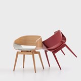Fauteuil 4th ARMCHAIR COLOR SOFT - rouge - Rouge - Design : Almost 7