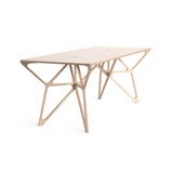 Table FIRST - Bois clair - Design : Almost 2