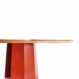 Table basse JACQUES - Rouge corail 3