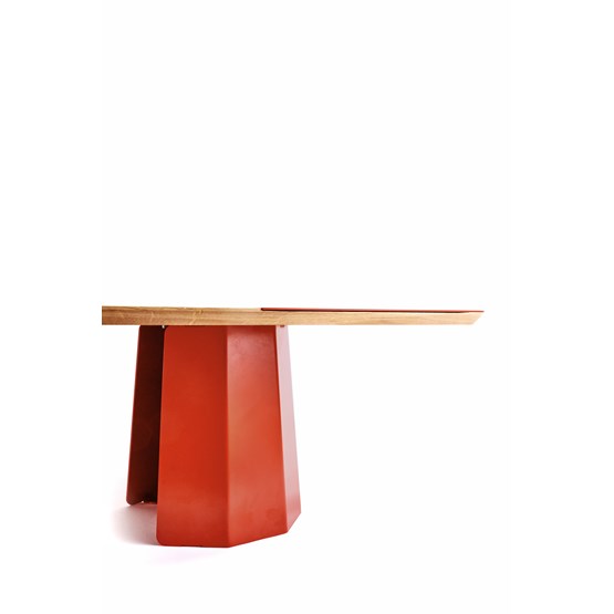 Table basse JACQUES - Rouge corail - Design : Bonome