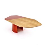 Table basse JACQUES - Rouge corail 4
