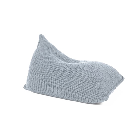 Knitted woolen bean bag - grey - Grey - Design : SanFates