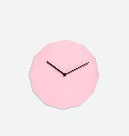 TWELVE clock - pink