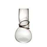 DOUBLE RING vase - clear 5
