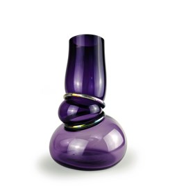 Vase DOUBLE RING - Violet