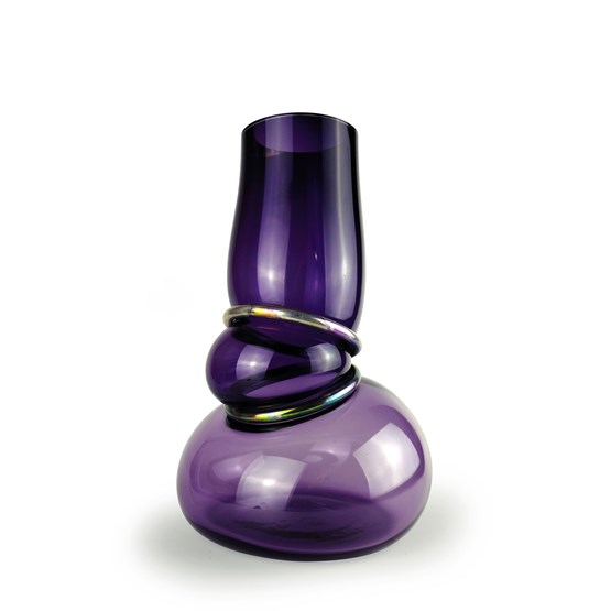 Vase DOUBLE RING - Violet - Violet - Design : Vanessa Mitrani