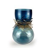 Vase CABARET - Bleu canard - Bleu - Design : Vanessa Mitrani 4