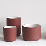 Tasse à expresso | terracotta - Rouge - Design : Archive Studio 4