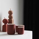 Tasse à expresso | terracotta - Rouge - Design : Archive Studio 3