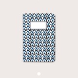Carnet A5 relié couture - bleu - Bleu - Design : Coco Brun x Beauregard Studio 6