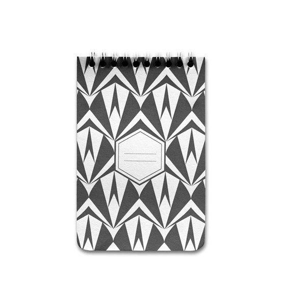 A5 spirale notebook - black  - Design : Coco Brun x Beauregard Studio