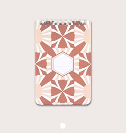 A5 spirale notebook - terracotta
