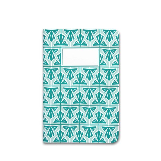 A5 notebook singer stitching - green - Green - Design : Coco Brun x Beauregard Studio