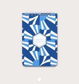 A5 spirale notebook - blue