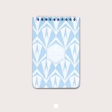 Carnet A5 spirale - bleu clair - Bleu - Design : Coco Brun x Beauregard Studio 8