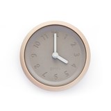Toupie wall clock - White hands - Concrete - Design : Gone's 2