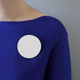 Broche LAK - WIL - Blanc - Design : One We Made Earlier 3