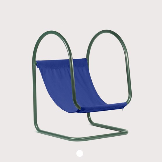 Fauteuil PARA(D) - bleu/vert  - Design : Nova Obiecta
