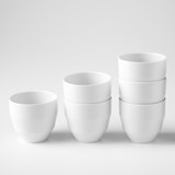 DRINK ME 8cl - Set of 4 cups - White - Design : Mamama 3
