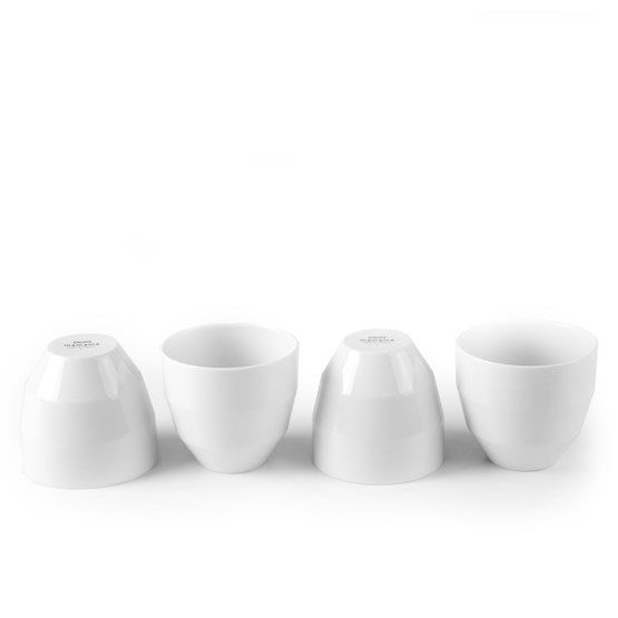 DRINK ME 8cl - Set of 4 cups - White - Design : Mamama