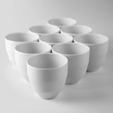 Drink me 22cl - Set of 4 timbales - White - Design : Mamama 2