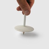 Eraser spinning top - White - Design : Atypyk 5