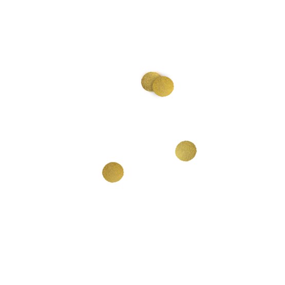 Broche en porcelaine Lost Confetti - doré - Design : Stook Jewelry