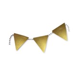 Broche en porcelaine Lost Party Flag - doré - Multicolore - Design : Stook Jewelry 7